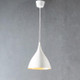 Pendant Sleek Rounded 250mm 40W White Pendant Sleek Rounded 250mm 40W White